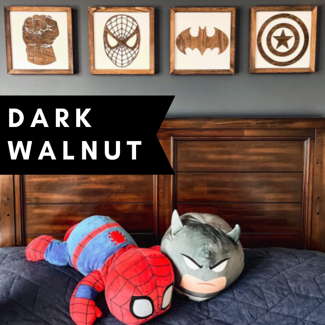 Superhero Wall Art | 11x11 inch Wood Sign