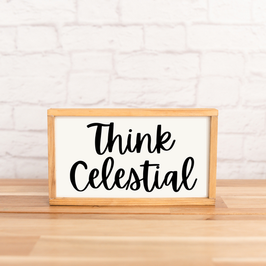 Think Celestial | SET OF 5 4x7 inch Mini Wood Signs