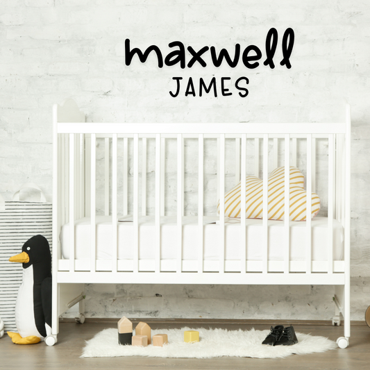 Large Wood Name Sign | Nursery Name Sign | Baby Name Sign