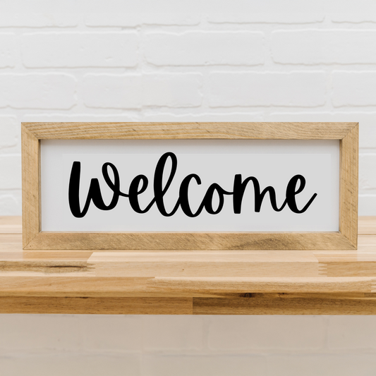 6x16 inch Welcome