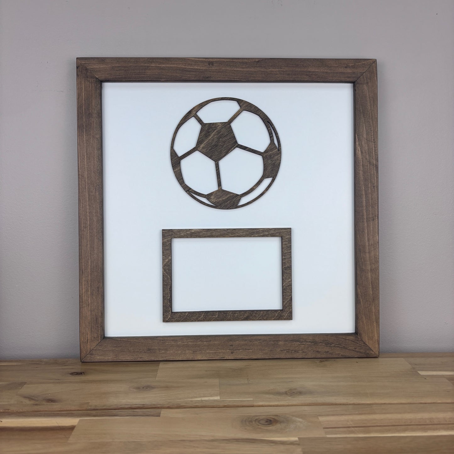 Write-on Coach Sign with 4x6 inch Photo Slot