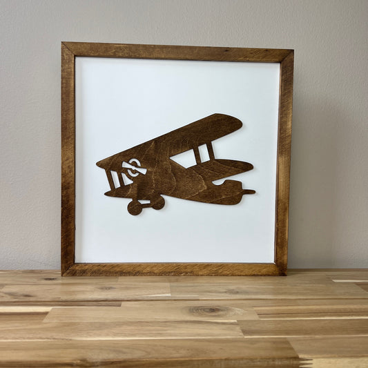 Airplane Sign | Airplane Room Decor