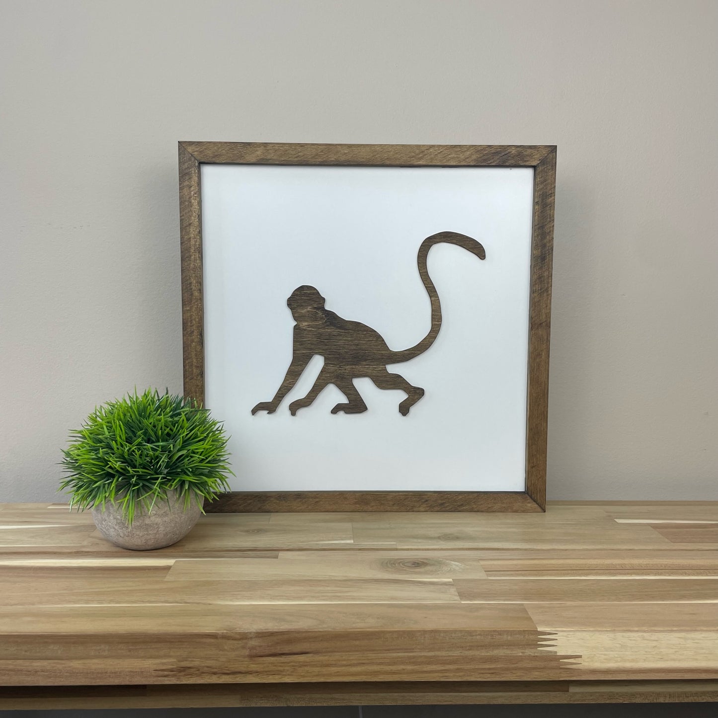 Animal Sign | 14x14 inch Wood Sign | Animal Nursery