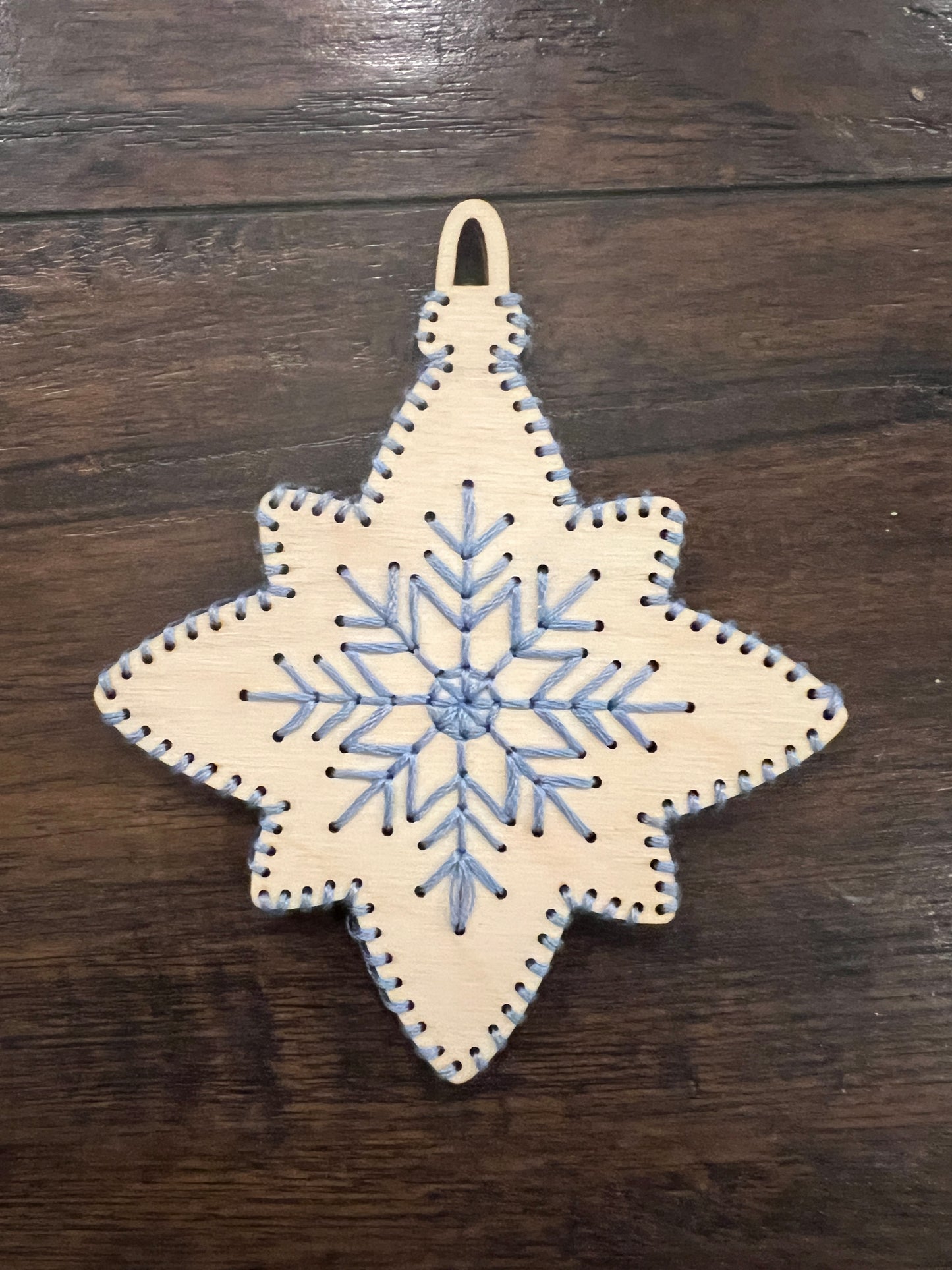 Snowflake Ornament Embroidery Kit