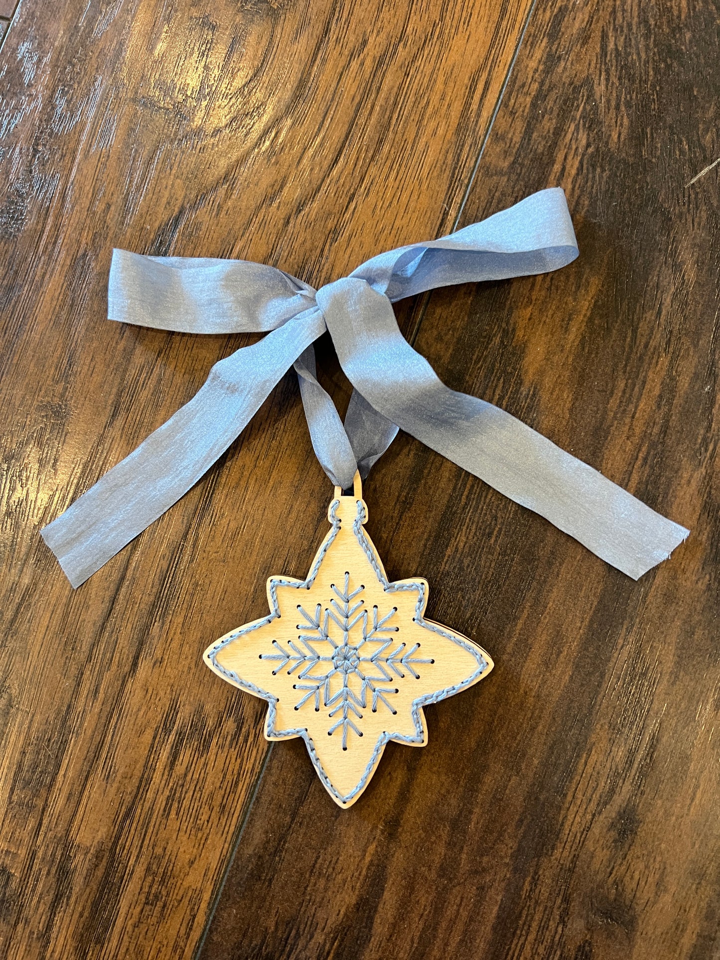 Snowflake Ornament Embroidery Kit
