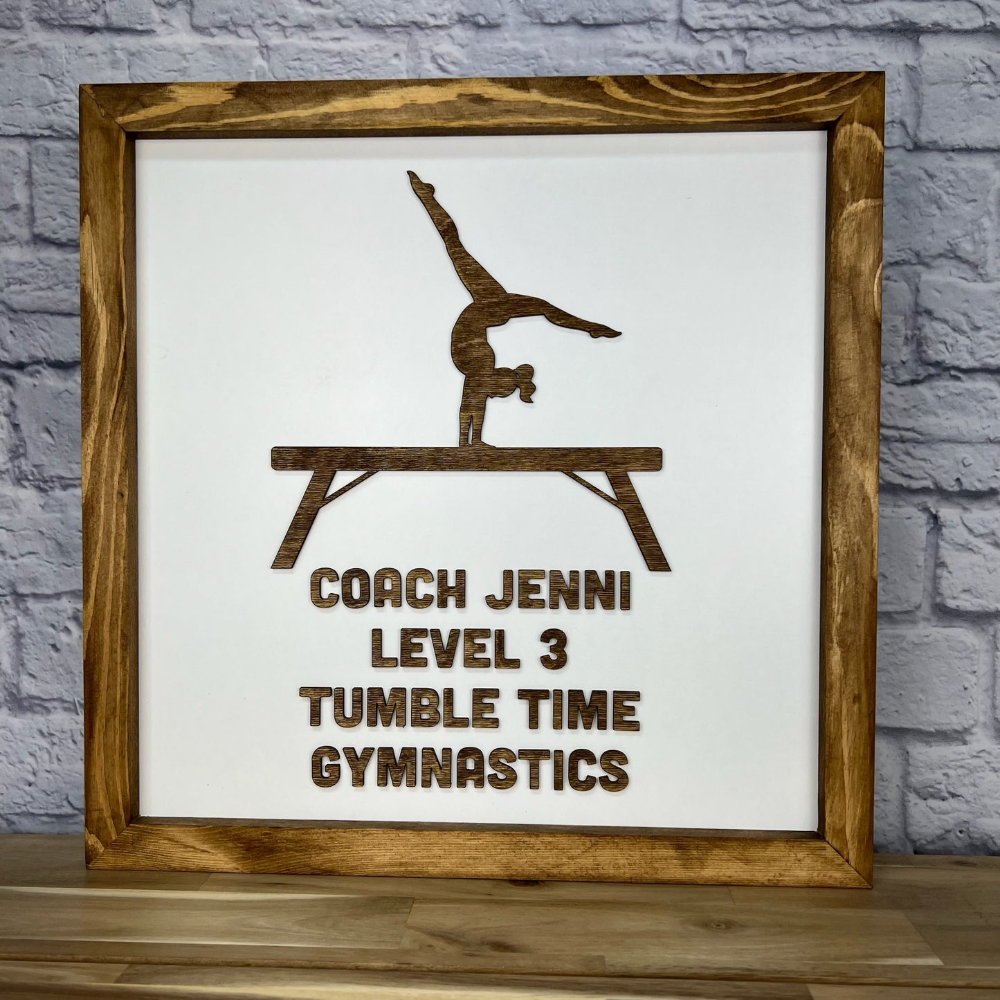 CUSTOM Write-On Coach Appreciation Sign | 16x16 inch Sign