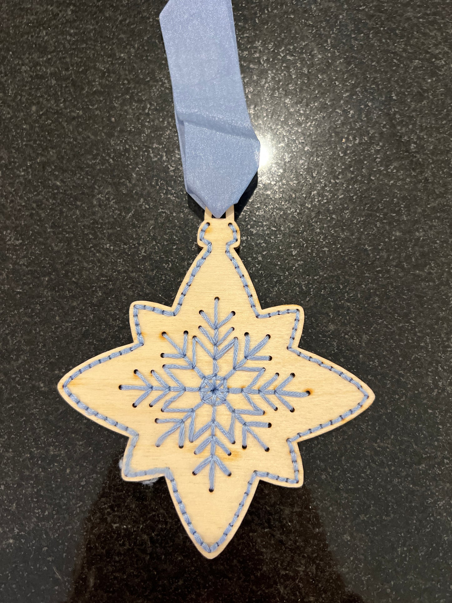 Snowflake Ornament Embroidery Kit