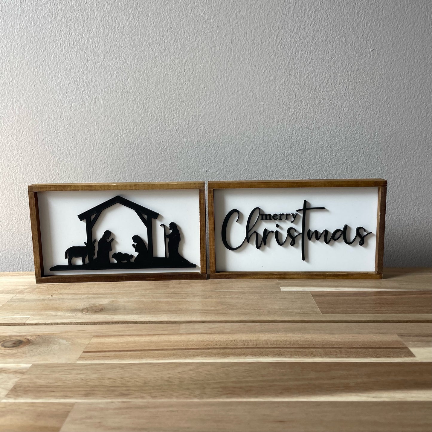 Christmas Nativity Bundle | 2 4x7 inch Signs
