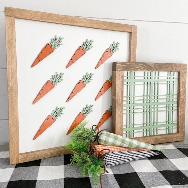 Fabric Carrots | Spring Decor