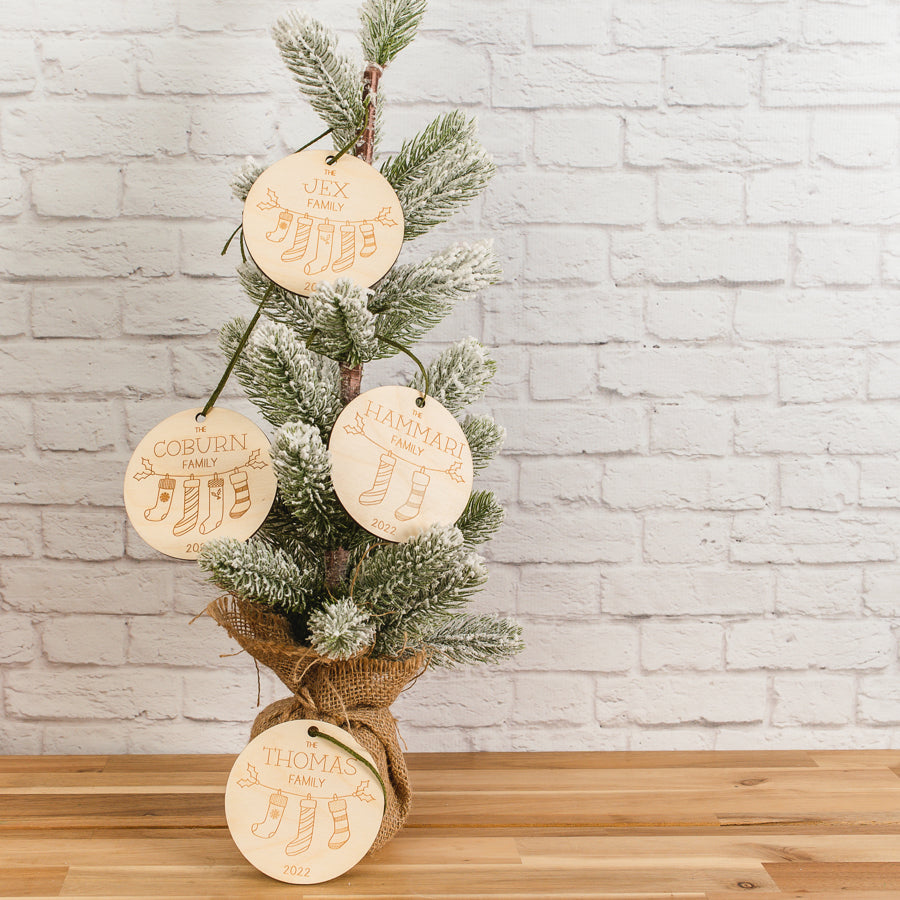 Custom Family Christmas Ornament
