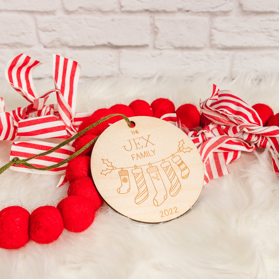 Custom Family Christmas Ornament