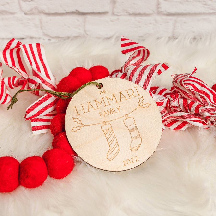 Custom Family Christmas Ornament