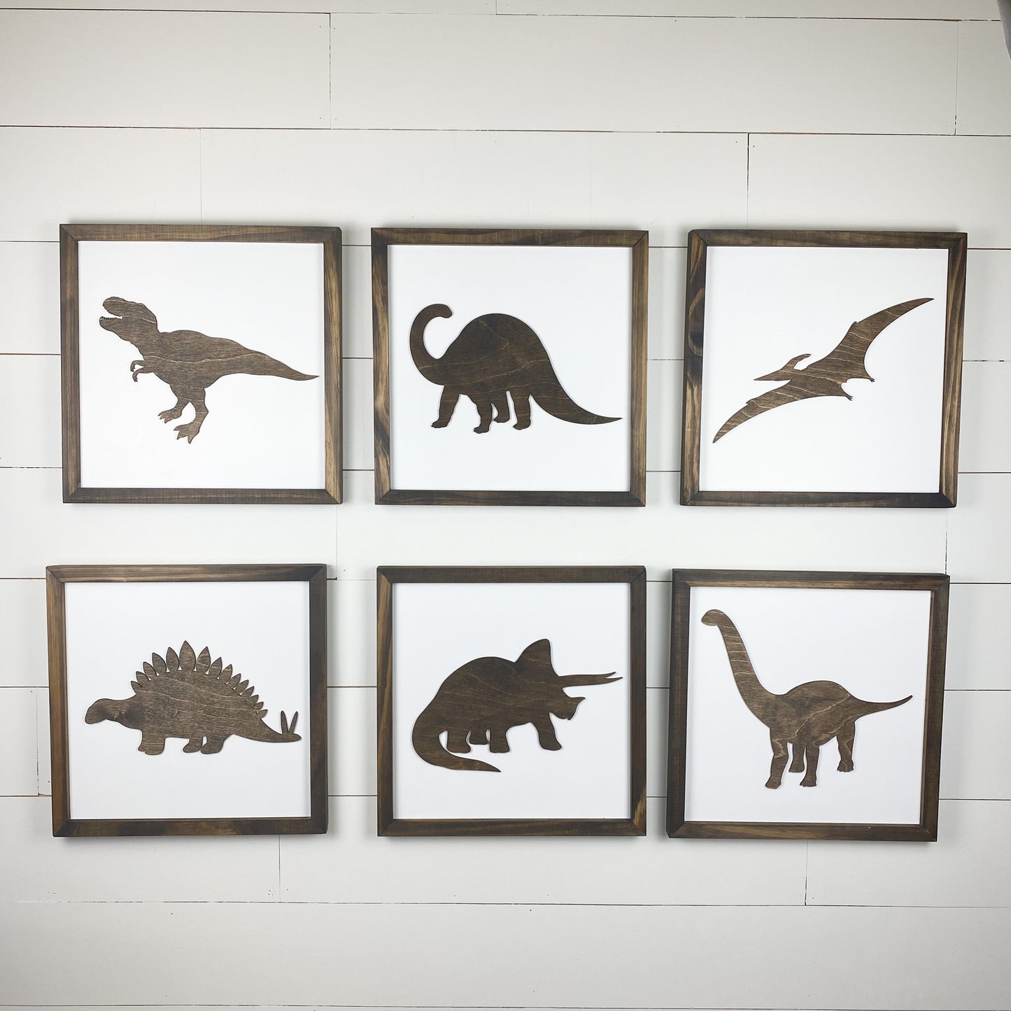 Dinosaur Wood Sign | 14 inch Dinosaur Sign | Dinosaur Gallery Wall Sign