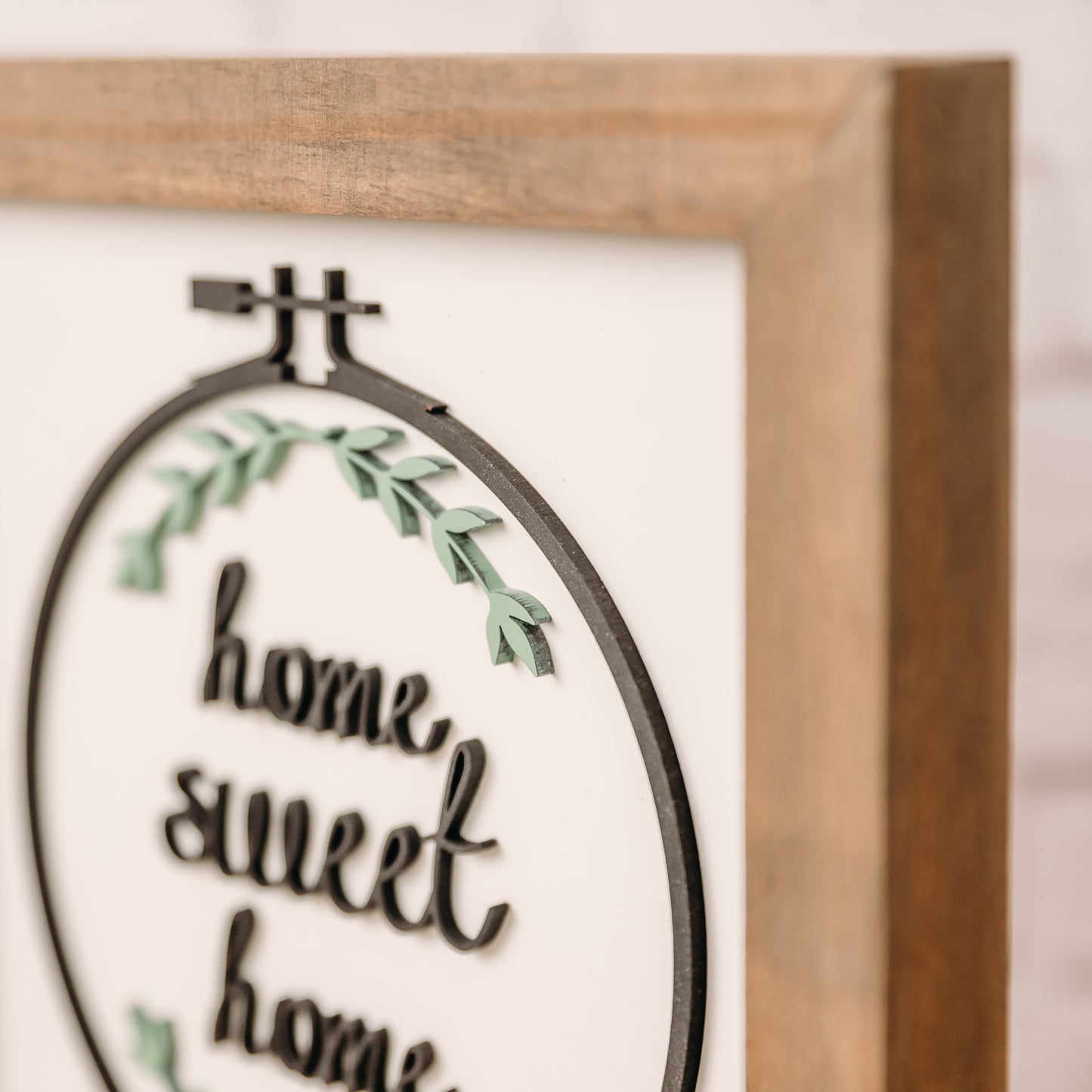 Home Sweet Home | 8x8 inch Wood Sign | Everyday Sign