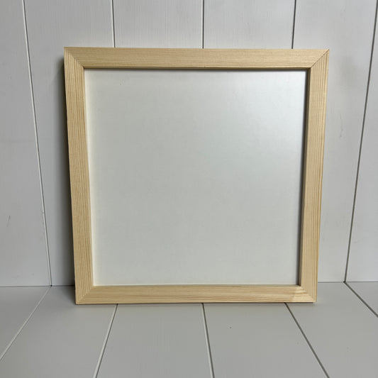 WHOLESALE: 6x16 inch Unstained Wood Frames with White Blank Removable Inserts
