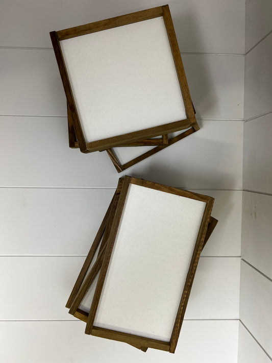 WHOLESALE: 5x5 Pre-Stained Blank Wood Signs