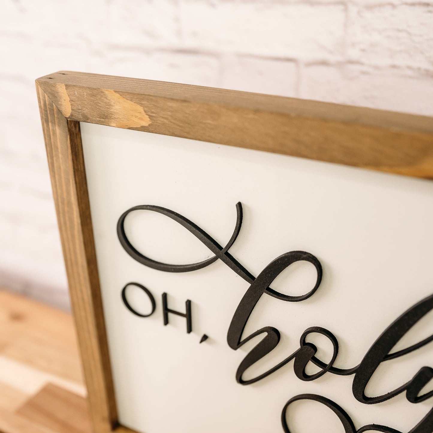 Oh Holy Night I 11x16 inch Wood Sign