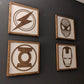 Superhero Wall Art | 14x14 inch Wood Sign | Super Hero Wall Art | Superhero Gallery Wall
