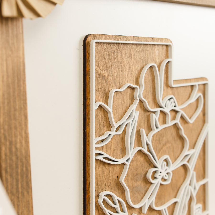 Sego Lily Utah | Square Wood Sign