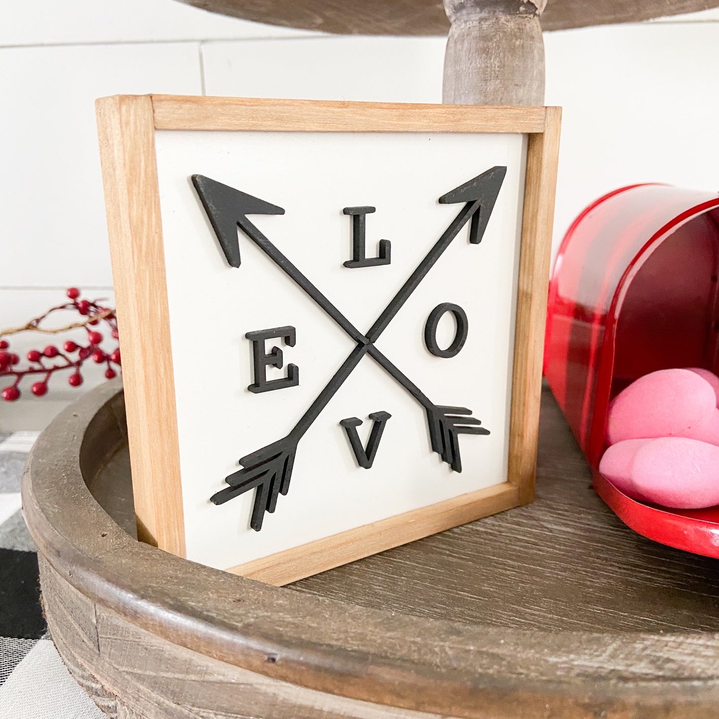 Valentine's Mini Signs | Tier Tray Decor