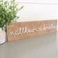 Personalized Wood Sign | 2 Names