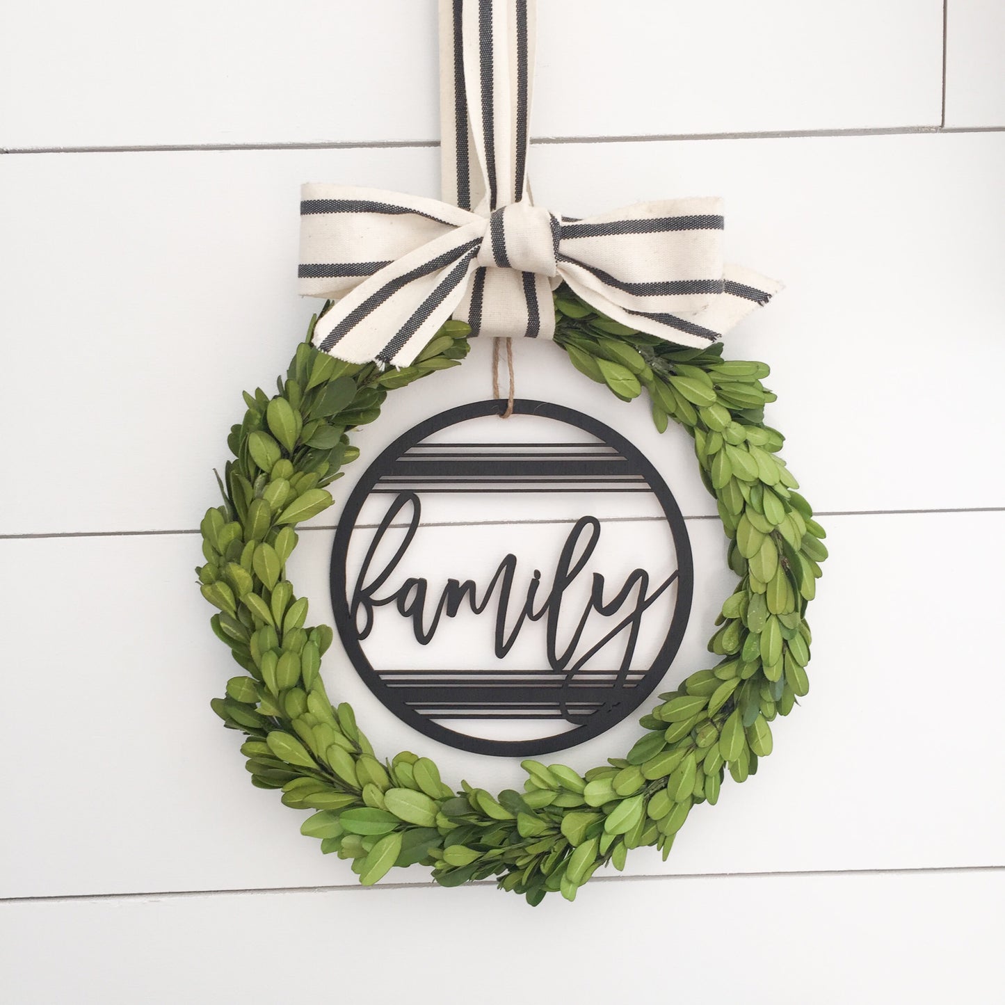 6” Farmhouse Wreath Insert