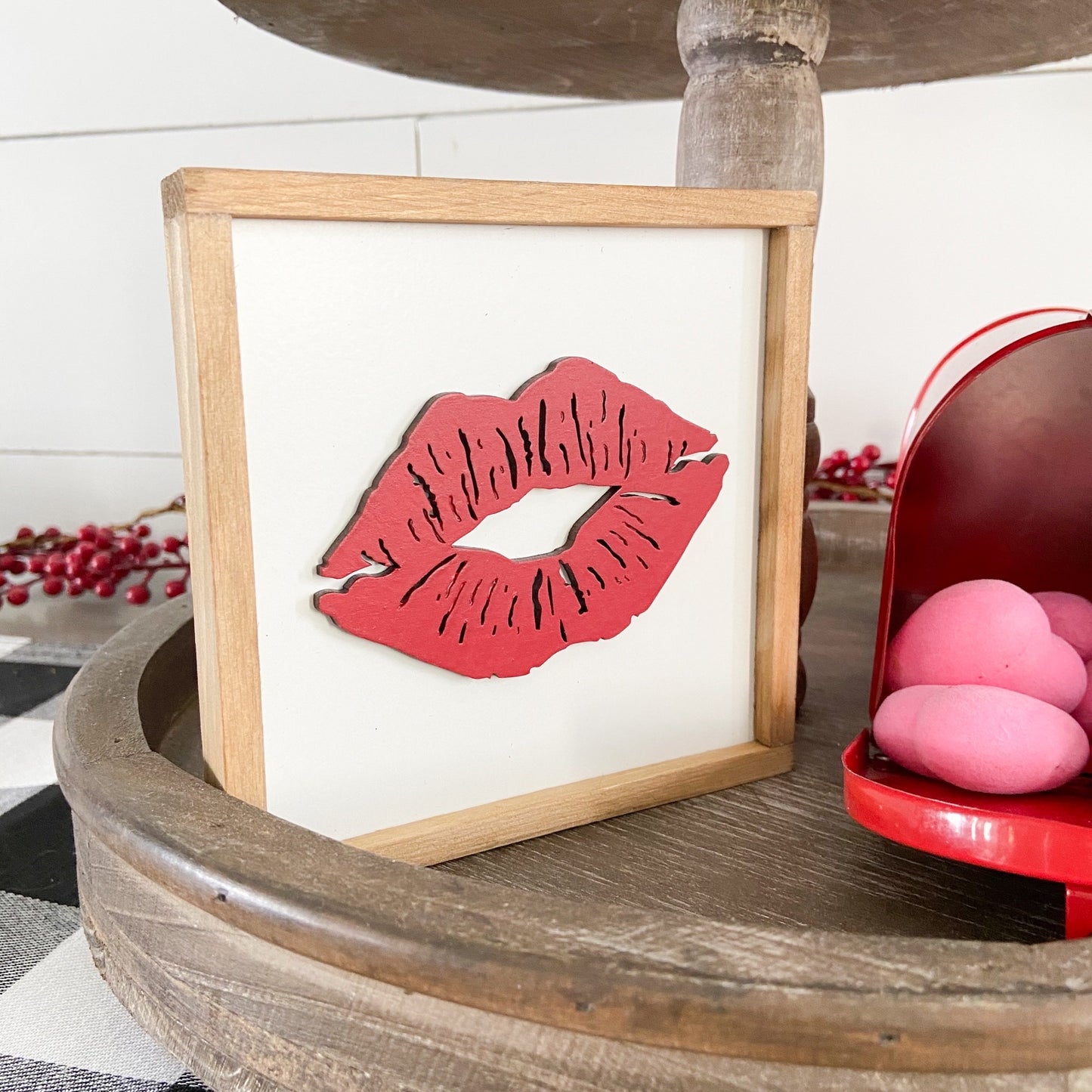 Valentine's Mini Signs | Tier Tray Decor