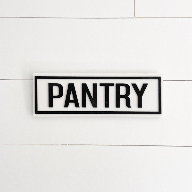12” Farmhouse Word Signs