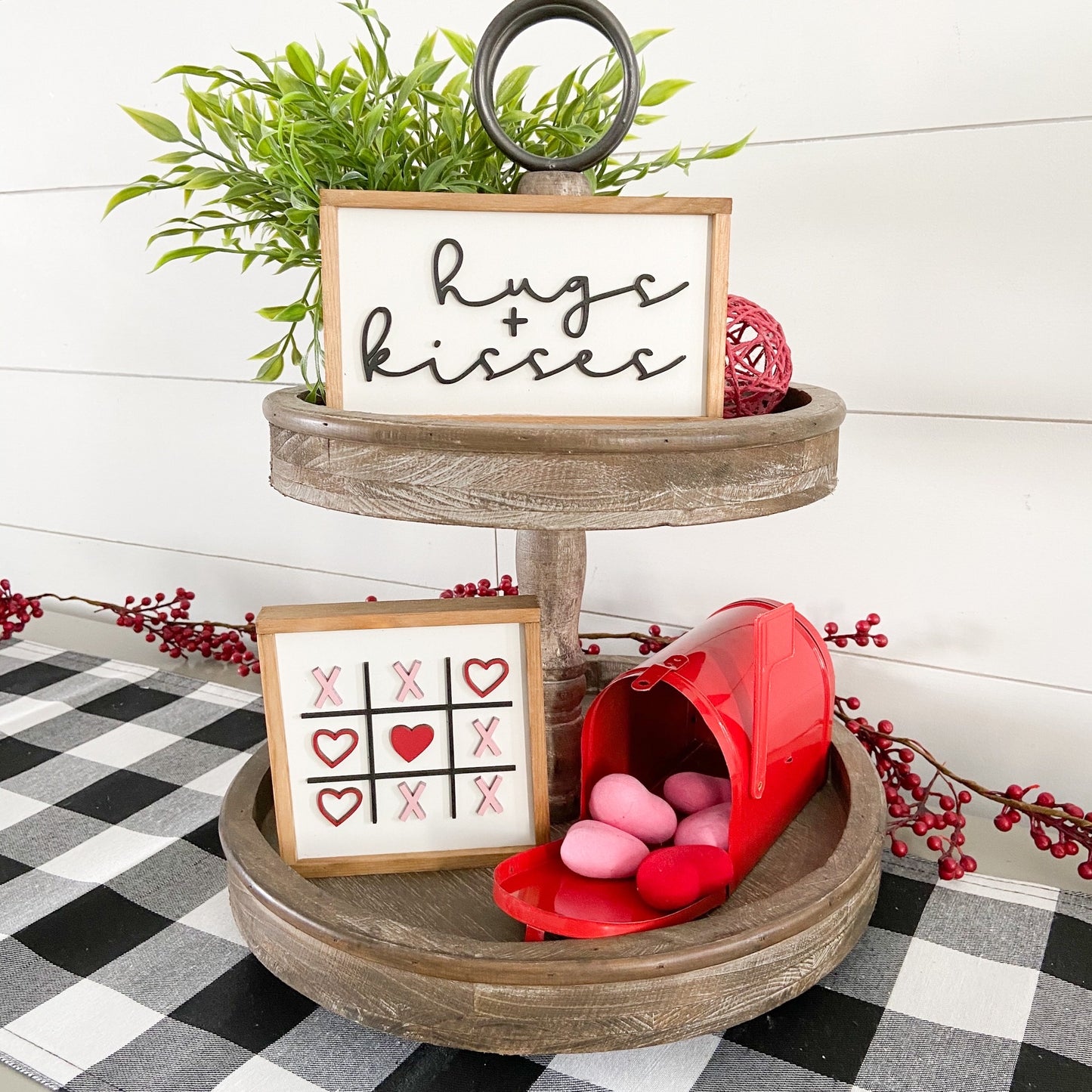 Valentine's Mini Signs | Tier Tray Decor