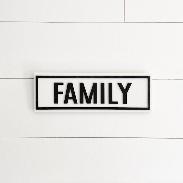 12” Farmhouse Word Signs
