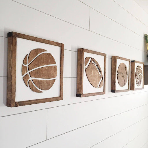 Sports Fan Gifts: Personalized Wood Signs for Every Sport, Room & Occasion