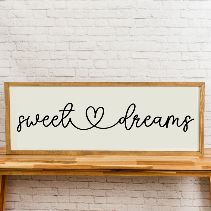 Sweet Dreams | 13x35 inch Wood Sign