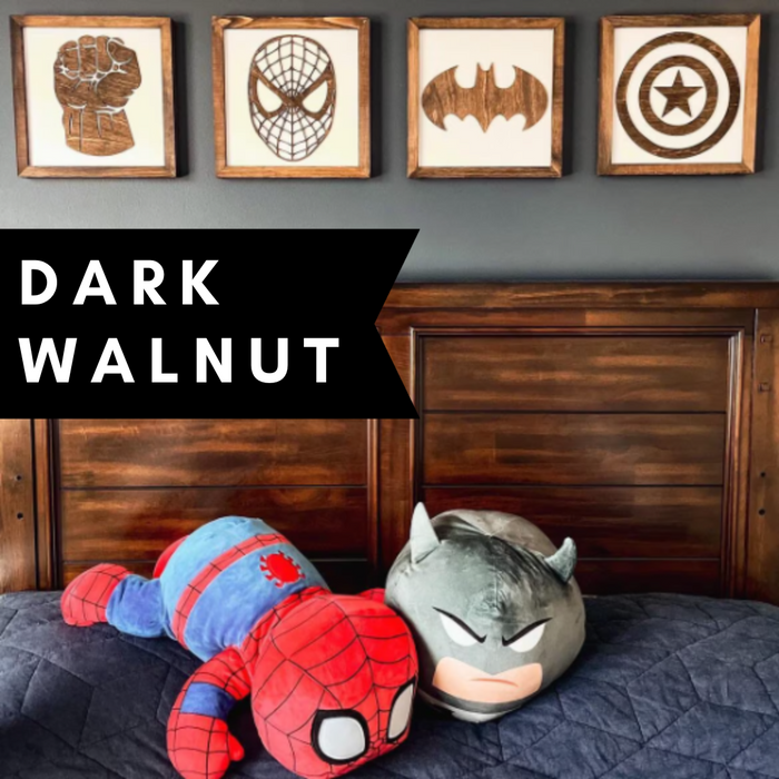 Superhero Wall Art  | 11x11 inch Wood Sign