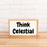 Think Celestial | 4x7 inch Mini Wood Sign