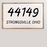 Custom Zip Code Sign | 35x24 inch Wood Sign