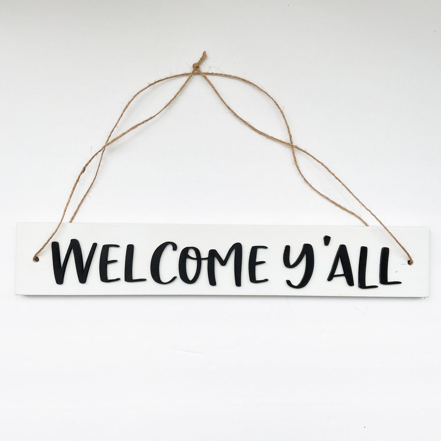 Welcome Y'all Wreath Sign