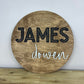 Personalized Circle Name Sign