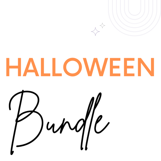 Halloween Bundle | 11 inch Spider Web sign + 8 inch October 31 sign + Bat Garland