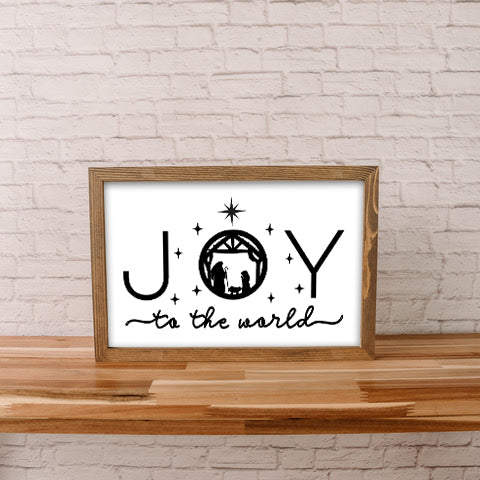 Joy to the World | 11x16 inch | White Background