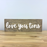 Love You Tons | Laser Cut Lettering on Wood