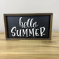 Hello Summer/Fruit Signs | Wood Mini Signs