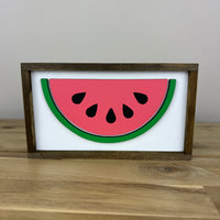 Hello Summer/Fruit Signs | Wood Mini Signs