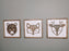 Woodland Animal Heads | 16x16 inch Wood Signs | Set of 3 Signs