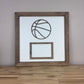Write-on Coach Sign with 4x6 inch Photo Slot