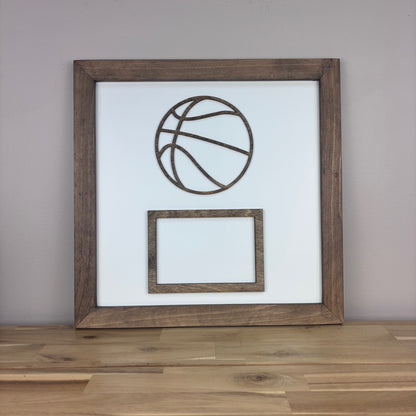 Write-on Coach Sign with 4x6 inch Photo Slot