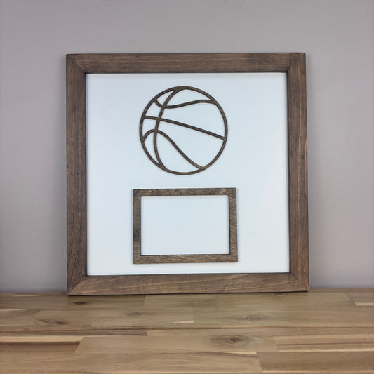Write-on Coach Sign with 4x6 inch Photo Slot
