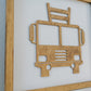 Fire Truck Sign | Wood Sign | Fire Truck Room Decor