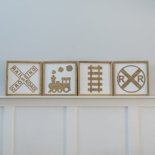 Train Sign | Wood Sign | Train Theme Room | Choose Your Finish