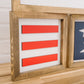 6x16 inch God Bless America + 8x8 inch Stars + 8x8 inch Stripes