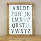 Alphabet I Love You | 17x21 inch Wood Sign | Nursery Sign | Baby Boy Nursery Sign